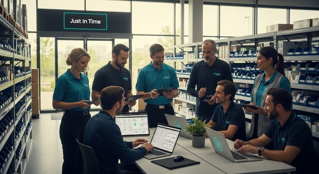 Just In Time inventory warehouse