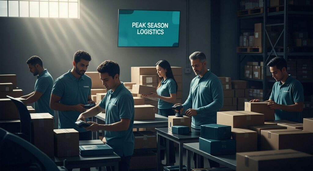 peak season logistics warehouse