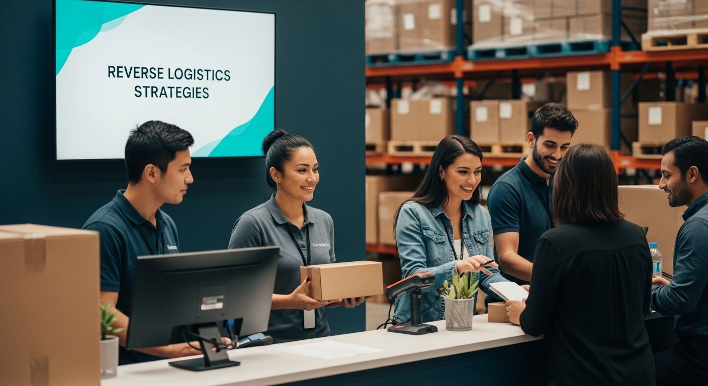 reverse logistics warehouse teamwork