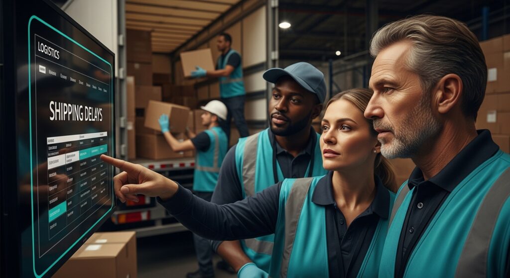 shipping delays logistics