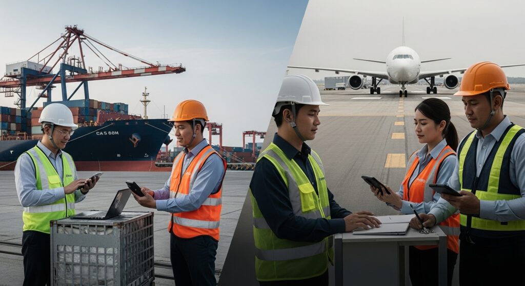 air freight, sea freight, logistics