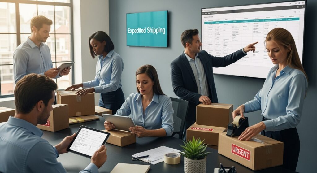 expedited shipping business