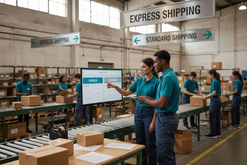express standard shipping warehouse