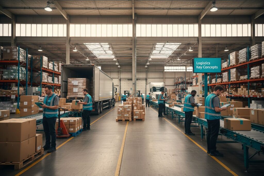 outbound inbound logistics warehouse