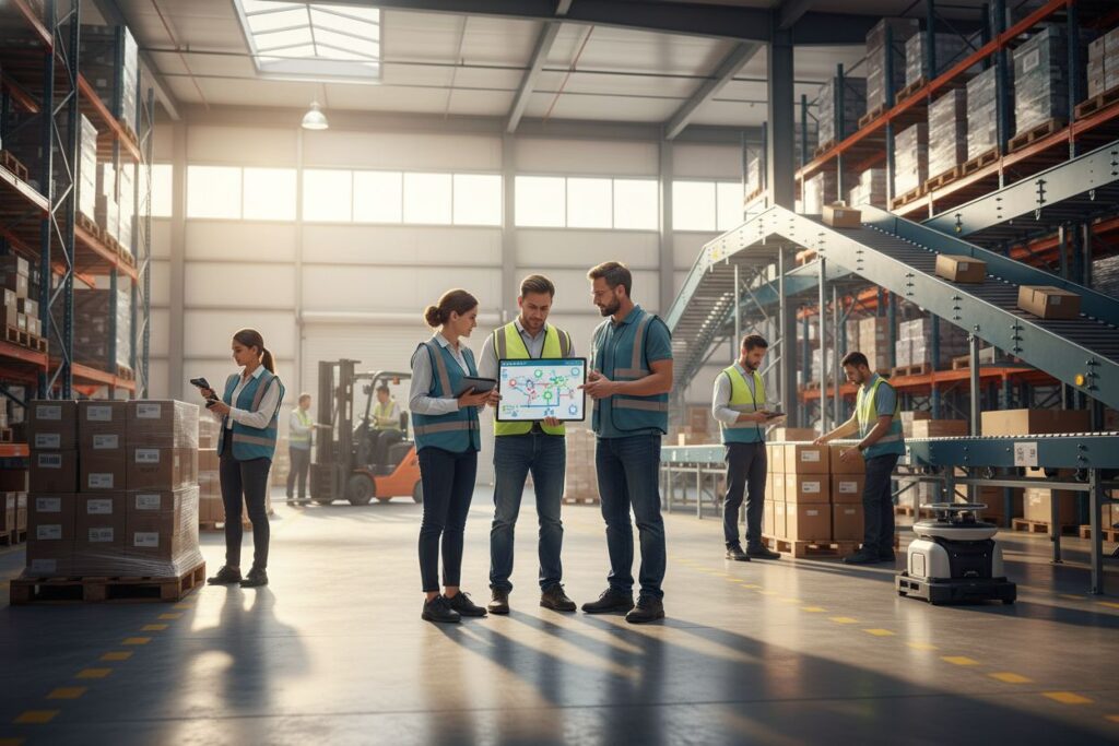 wholesale logistics teamwork