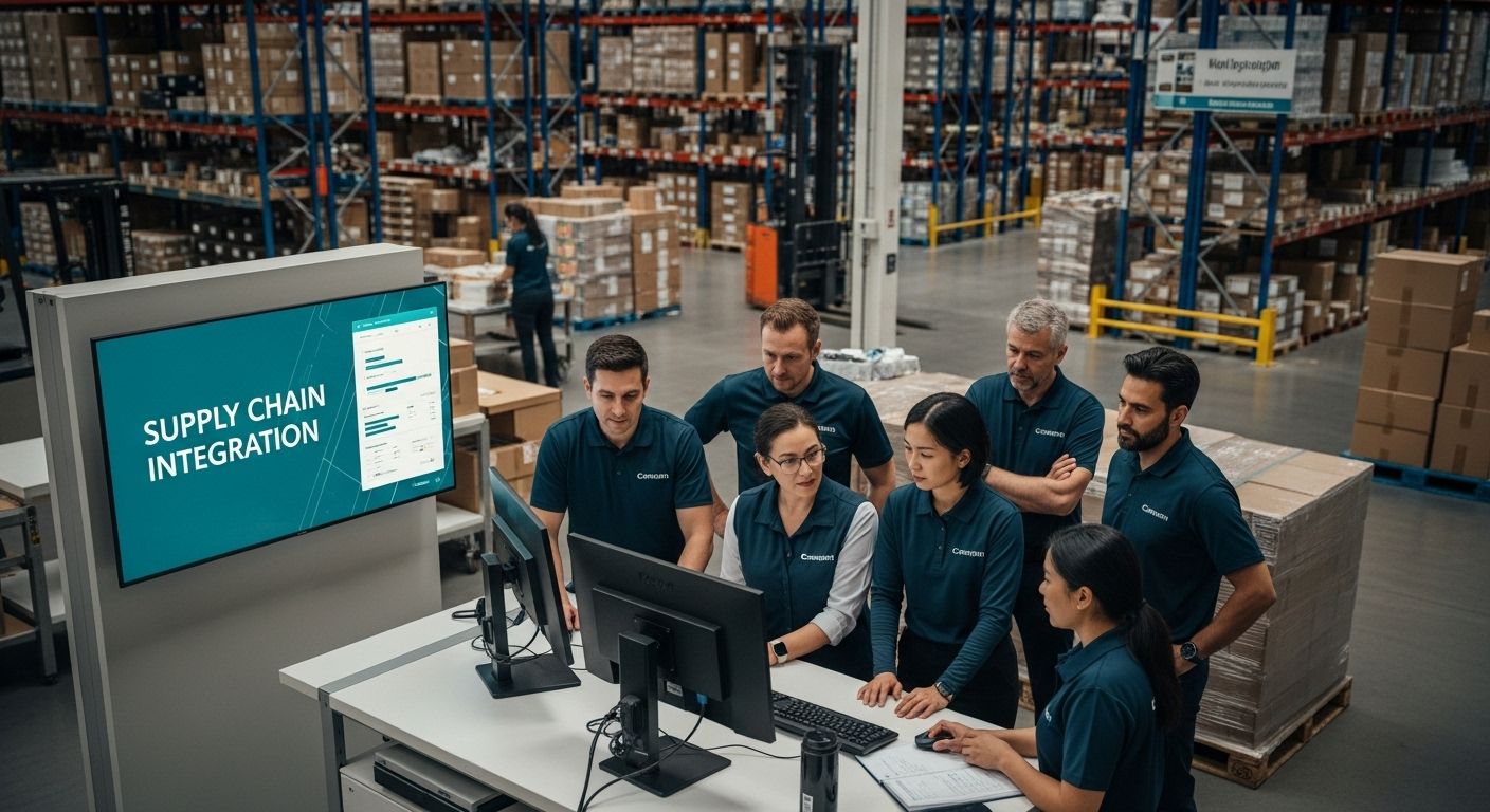supply chain integration warehouse teamwork