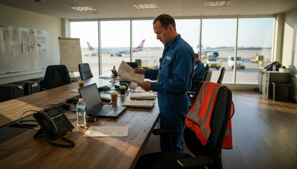 Logistics coordinator manages air import paperwork