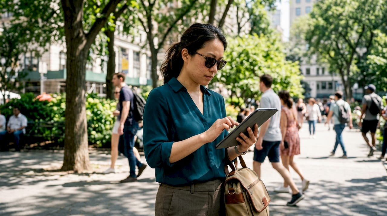 Dropshipping logistics manager working in office