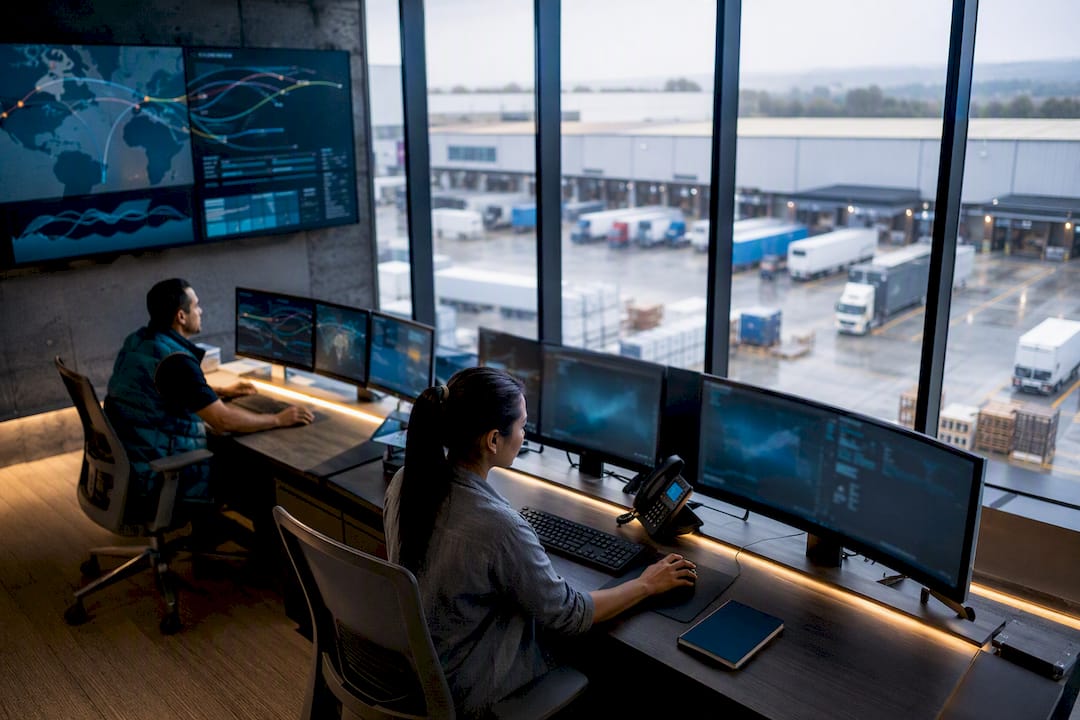 Multimodal logistics network control center