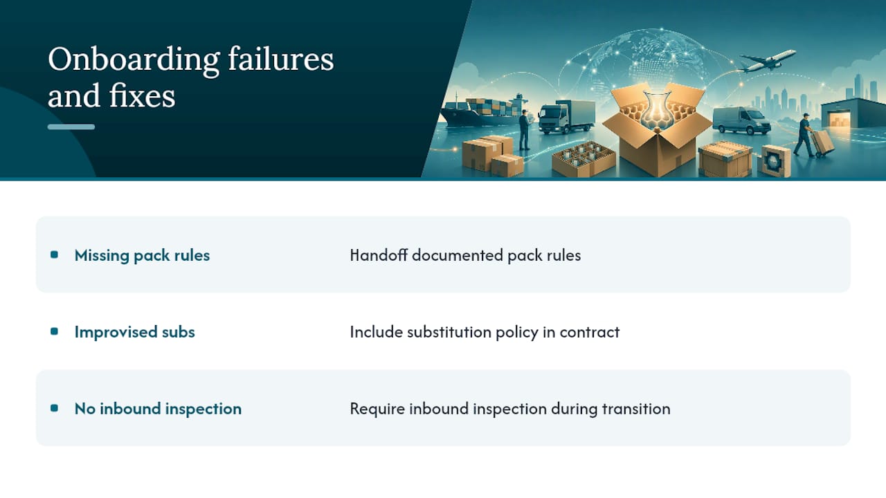Three onboarding failures and controls
