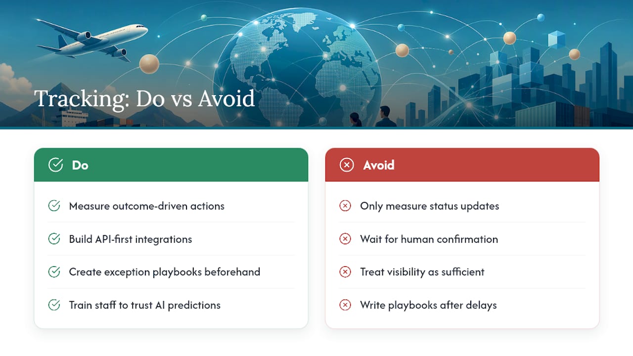 What logistics teams get wrong about tracking — overview diagram