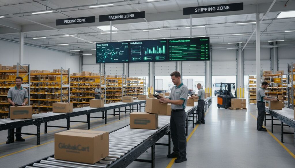 ecommerce warehouse workflow