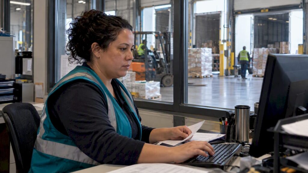 Coordinator managing electronic freight tender